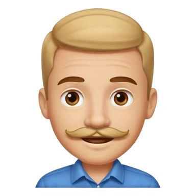 mustache Young boy,Big mustache.
negative: Dont use same face style. sticker