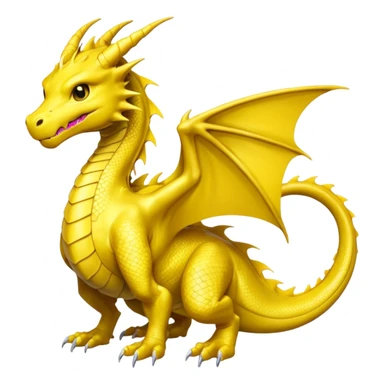 Anime Dragon Android Yellow They/Them sticker