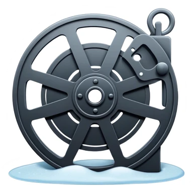 Film reel in cold sticker