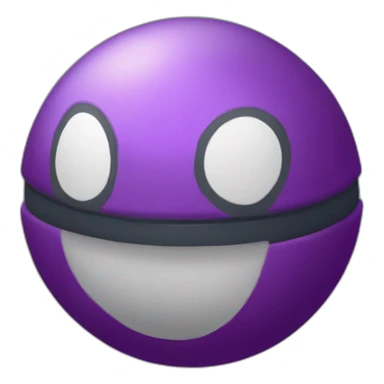 Midnight Ball (a Poké Ball specially designed to capture Dark-type Pokémon) sticker