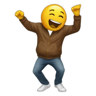 Un mec qui dab sticker