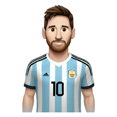 messi argentina sticker