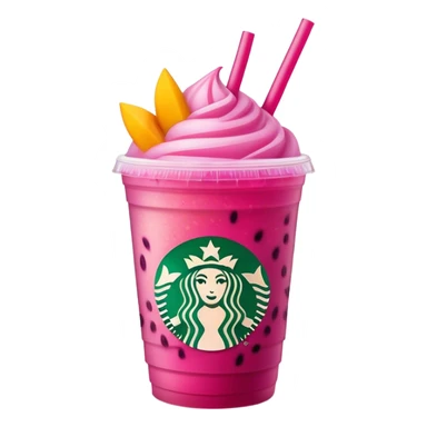 Starbucks Mango dragonfruit Refresher sticker