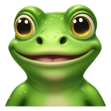 frog peepo like a goatling sticker