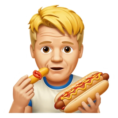 gordon ramsay eat hotdog sticker