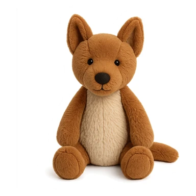 jellycat stuffed plush australian dingo sticker