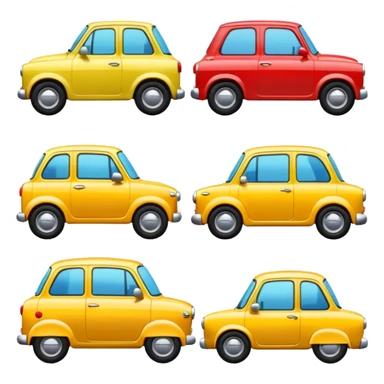 need emojis of cars from cartoons or movies and real life cars  sticker