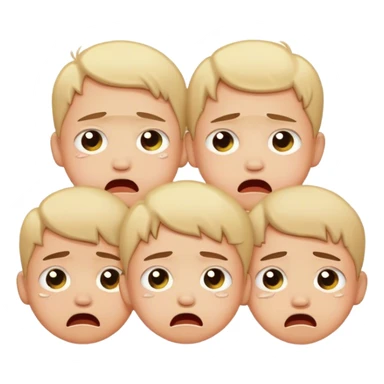 Enfants pleurant de toute ses forces  sticker