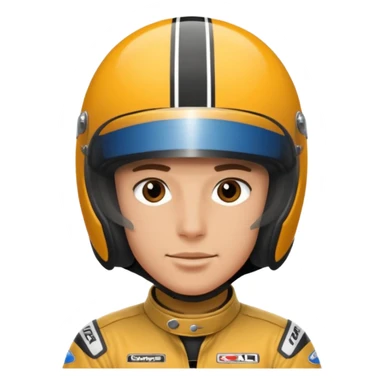 motorcycle racer with full face helmet sticker