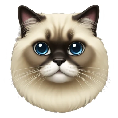 Seal point Himalayan cat  sticker