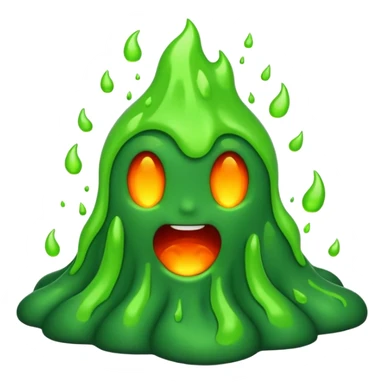 Green lava  sticker