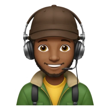 reggae dj casquette  sticker