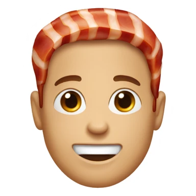 Vegetarian add bacon sticker