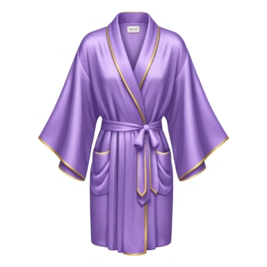 Light purple silk robe sticker