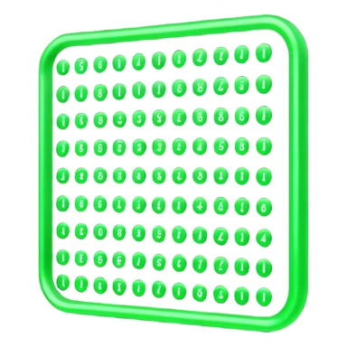 matrix green binary flowing sticker