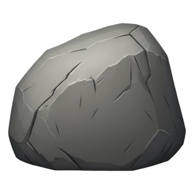 create a dnd style boulder.png using 48x48 pixels size sticker