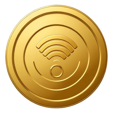 wifi money coin  sticker