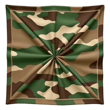 camouflage bandana sticker