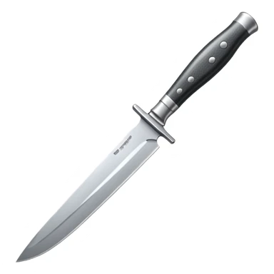 knife pointing up sticker