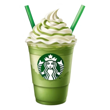 Starbucks green matcha Frappuccino sticker