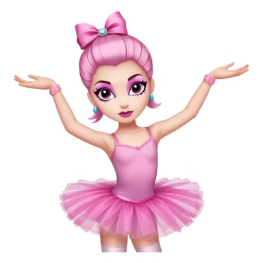 Ballerina monster high sticker