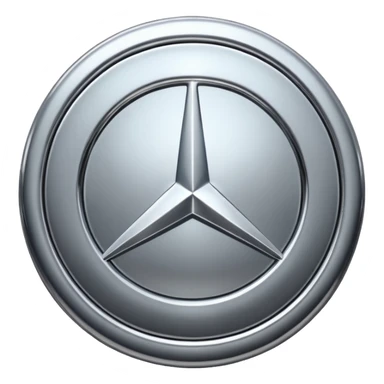 Mercedes logo sticker