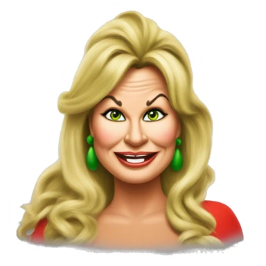Jennifer coolidge as grinch sticker