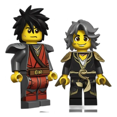 Lego ninjago sora and arin sticker