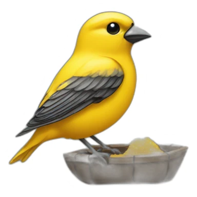 canary mine sticker