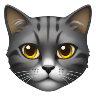 Cat looks like a terminator sticker