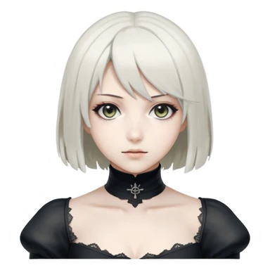 sexy 2b from nier automata sticker