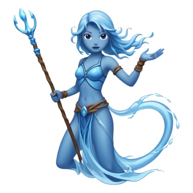 water elemental long whip sticker