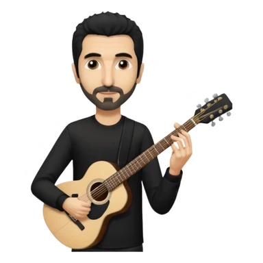 serj tankian holding a guitar sticker
