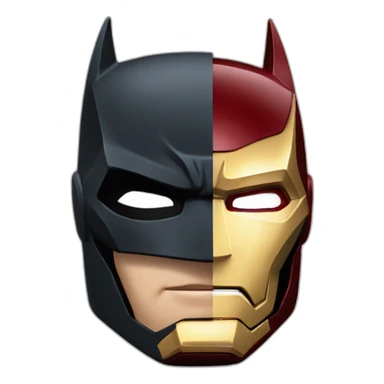 Batman and iron man sticker