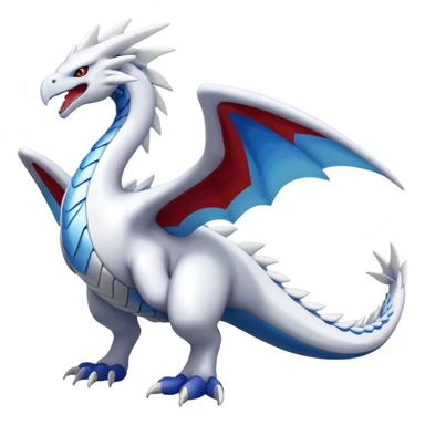 Kyurem-reshiram-Lugia-hybrid, full body sticker