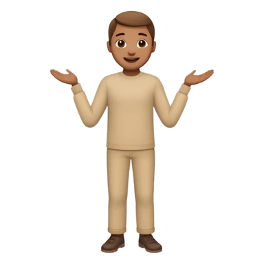 Someone inspired and happy  fullbody sticker