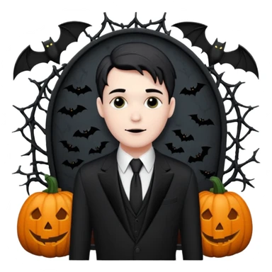 Chris motionless  🕸🦇🎃🥀⚰️🖤🪦🎶🎤🧑‍💼 sticker