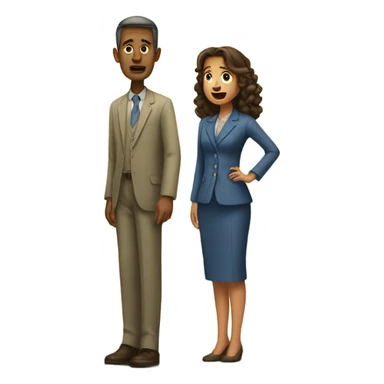 women being horrified because a man called her a big girl, even though he only meant she is tall, and not fat. She should be shorter than him. A sticker