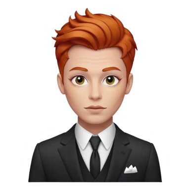 redhead drag king fabulous makeup sticker