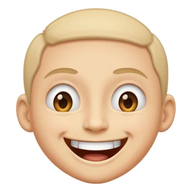 I want an overly excited face that says “I am so excited, I cannot contain. With eyes tightly squeezed closed together and a big grin emoji. With shut  eyes  sticker