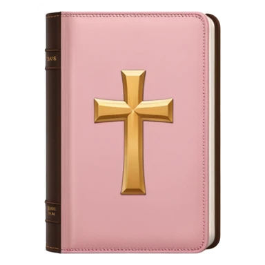 light pink Bible emoji  sticker