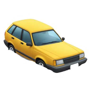 Car buried in snow sticker