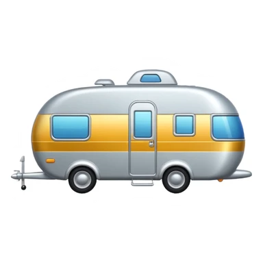 shiny caravan sticker