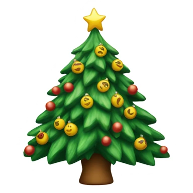 Christmas tree moving sticker