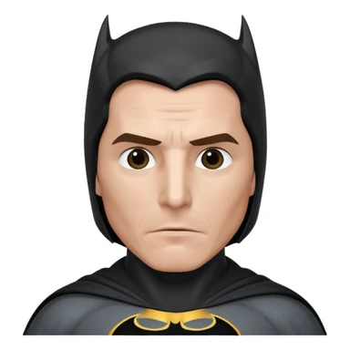 christian bale batman sticker