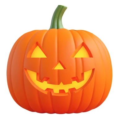 Halloween pumpkin sticker