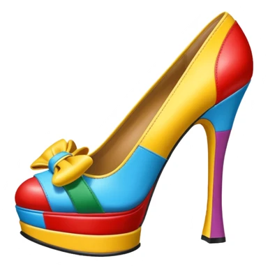 Moschino spam can design shoe art sticker