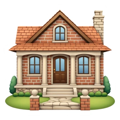 house no trees  not wooden like cartoonish almost only the front sticker