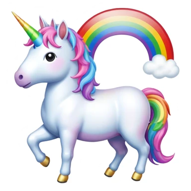 farting unicorn sticker