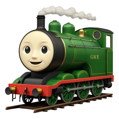 GWR 1400 Class Oliver with a face on it   sticker